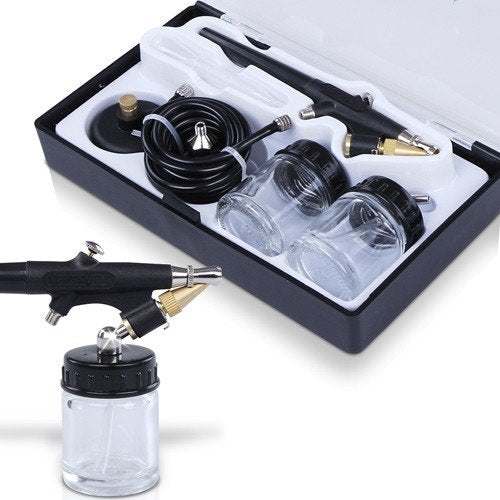 Timbertech airbrush set met compressor en double action airbrush ABPST05 -  Airgoo - Airbrush fabrikant voor een compleet assortiment pistolen,  compressors en toebehoren